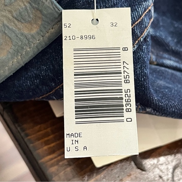 Vintage Lee Stormrider Denim Blue Jeans Big & Tall Mens 52x32 Made In USA NWT - Picture 9 of 9